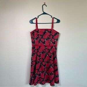 Vintage City Triangles Floral Sundress